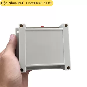 Hộp Nhựa PLC 115x90x40mm 2 Đầu HN-115T-2